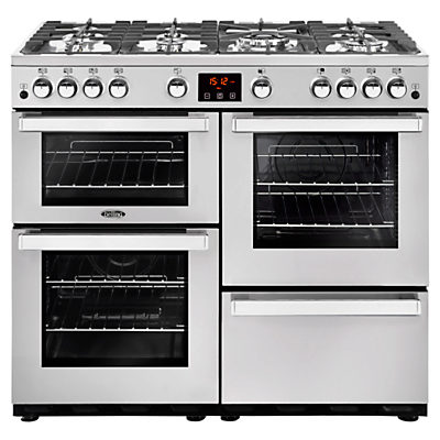 Belling Cookcentre 100G Gas Range Cooker Stainless Steel